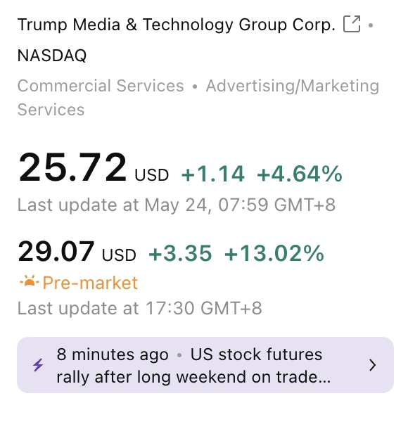 Trump Meadia& Technology Group Corp  